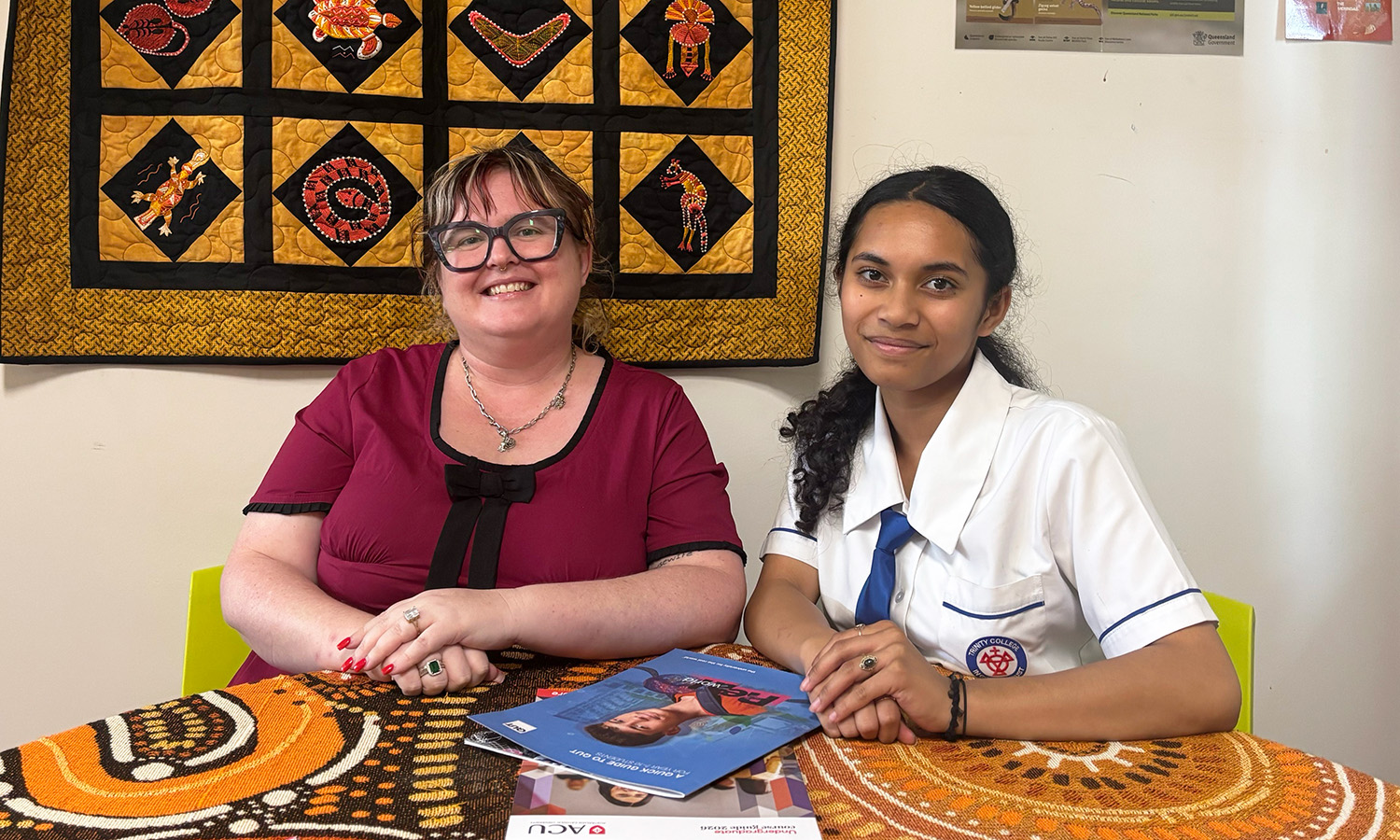 Trinity College, Beenleigh Library Coordinator and Cultural Coordinator Kirby Beckett