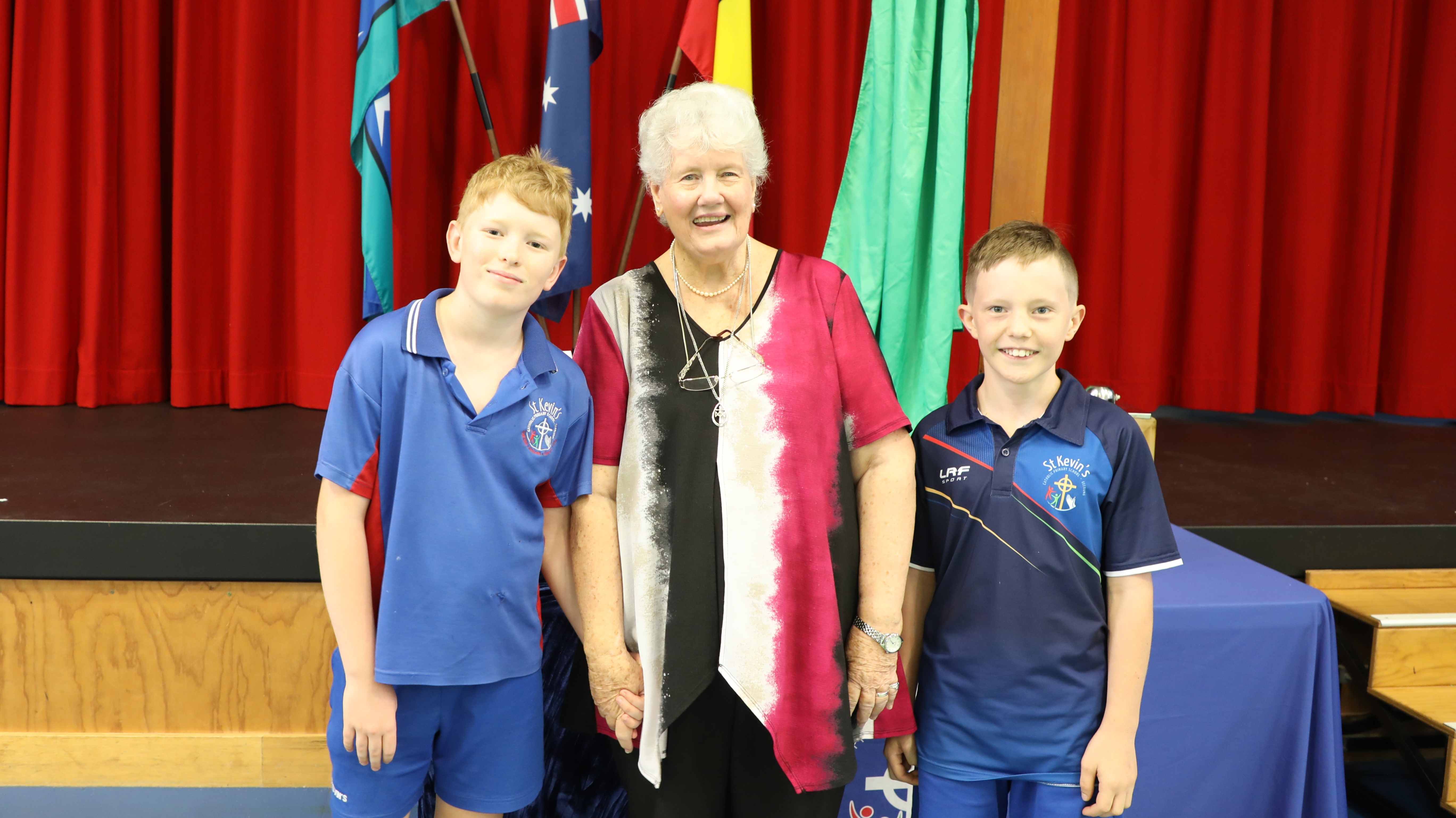 Sr Kathleen and students.JPG