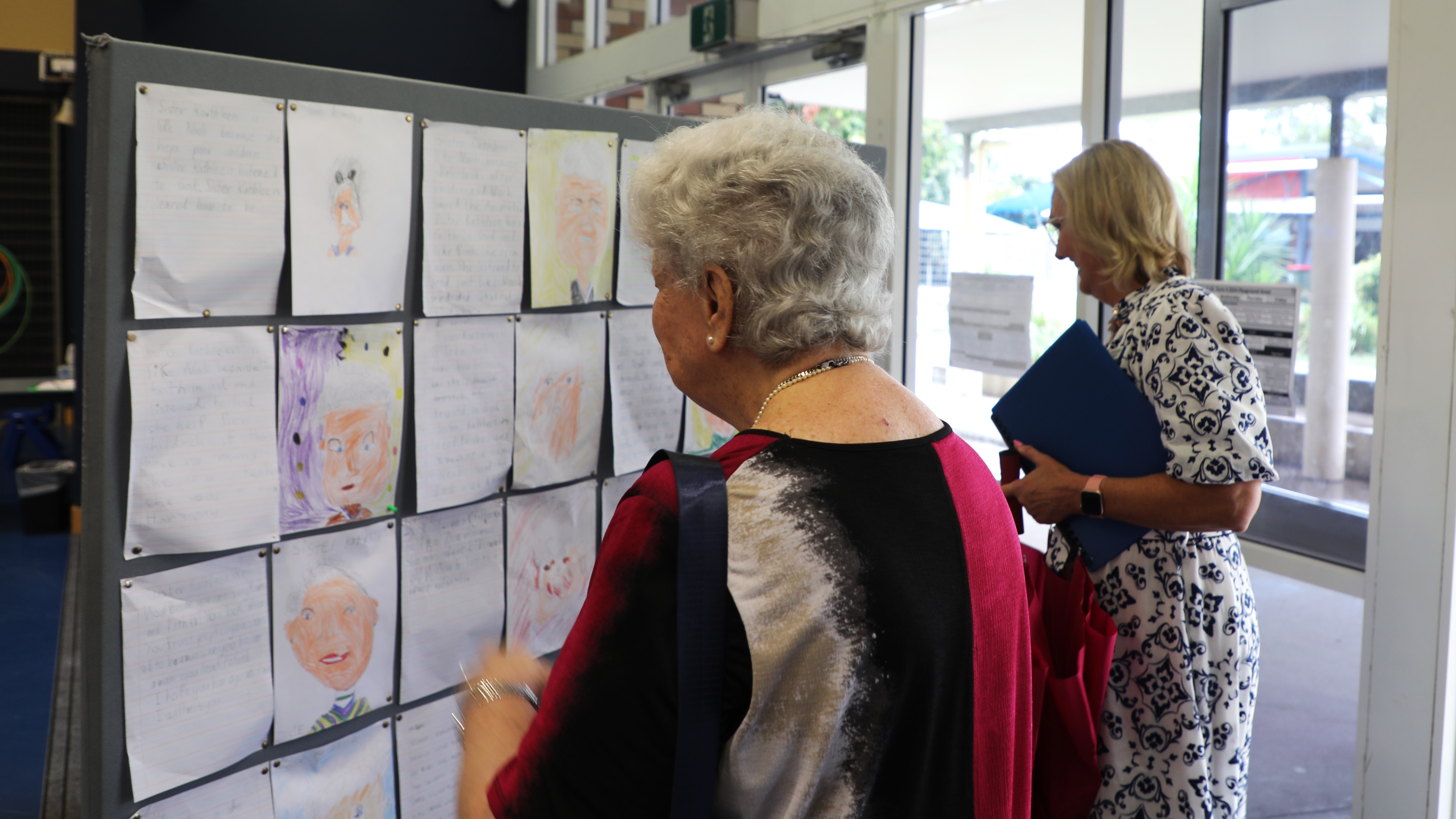 Sr Kathleen and students.JPG